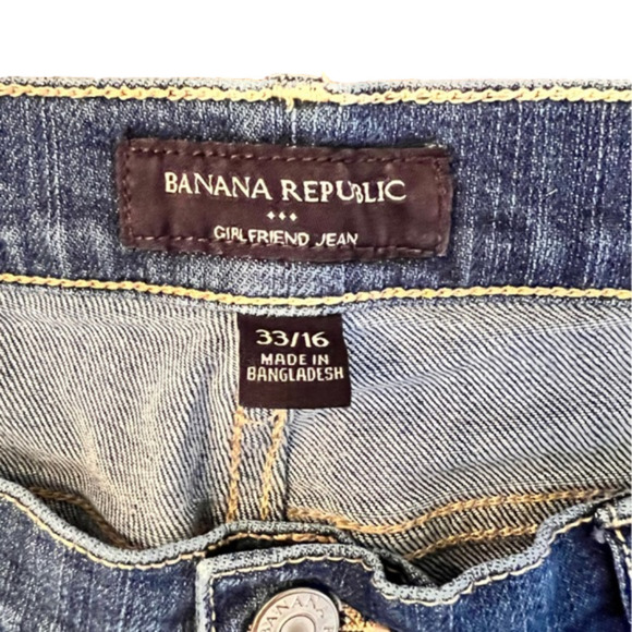 Banana Republic jeans, blue, size 33/16 - Picture 3 of 3